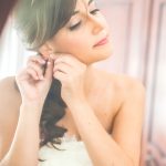 Bride hairstyle and makeup